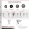 Service Caster 3.5 Inch SS Hard Rubber 3/8 Inch Threaded Stem Caster Set Total Lock Brake SCC SCC-SSTSTTL20S3514-HRS-381615-4 - alternate 5